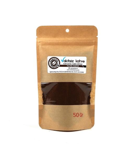 Vakitsiz Kahve Filtre Kahve 50 G Kilitli Paket